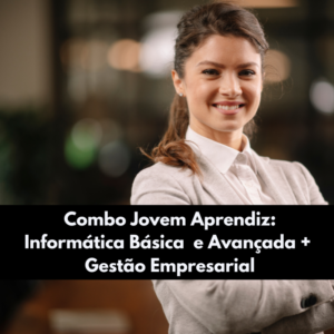 Combo Jovem Aprendiz Informática básica e Avançada + Gestão Empresarial Pacote Completo