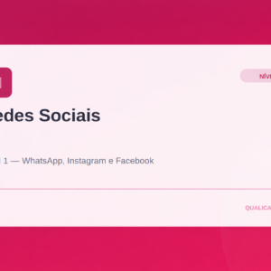 Redes Sociais — Nível 1