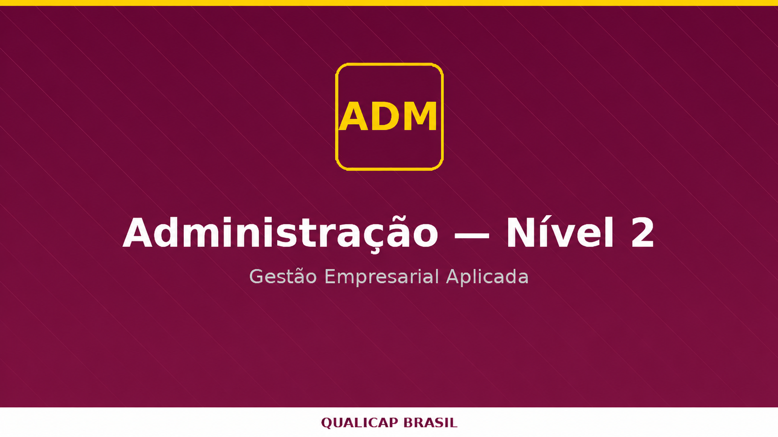 Administração de Empresas — Nível 2