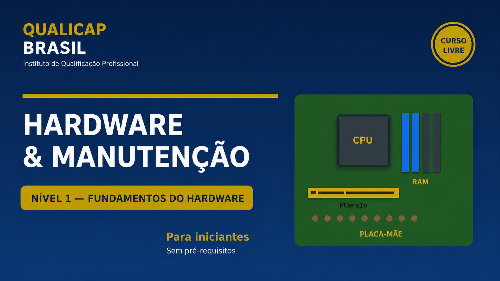 Hardware e Manutenção — Nível 1: Fundamentos