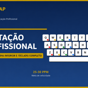 Digitação Profissional — Nível 4: Linha Inferior e Teclado Completo